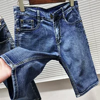 Светлые ретро летние джинсовые штаны, шорты