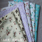 Váy twill cotton màu vàng in vải thủ công DIY vải lanh vườn cotton mùa thu và mùa đông