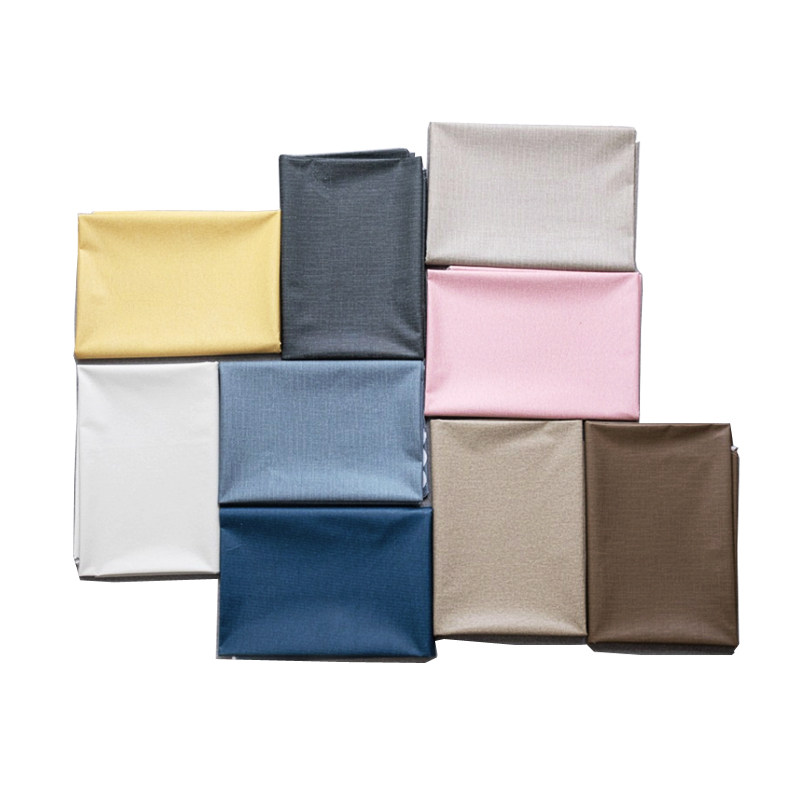 Thickened pvc plastic cotton and linen texture waterproof tablecloth, oil-proof, no-wash tablecloth in beige, coffee, gray and khaki Item Picture