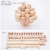 Kong Ming khóa sáu món quà hộp đồ chơi người lớn thông minh Lu Ban khóa câu đố giải pháp mở khóa bằng gỗ nhẫn đồ chơi người lớn bán đồ chơi rubik Đồ chơi IQ