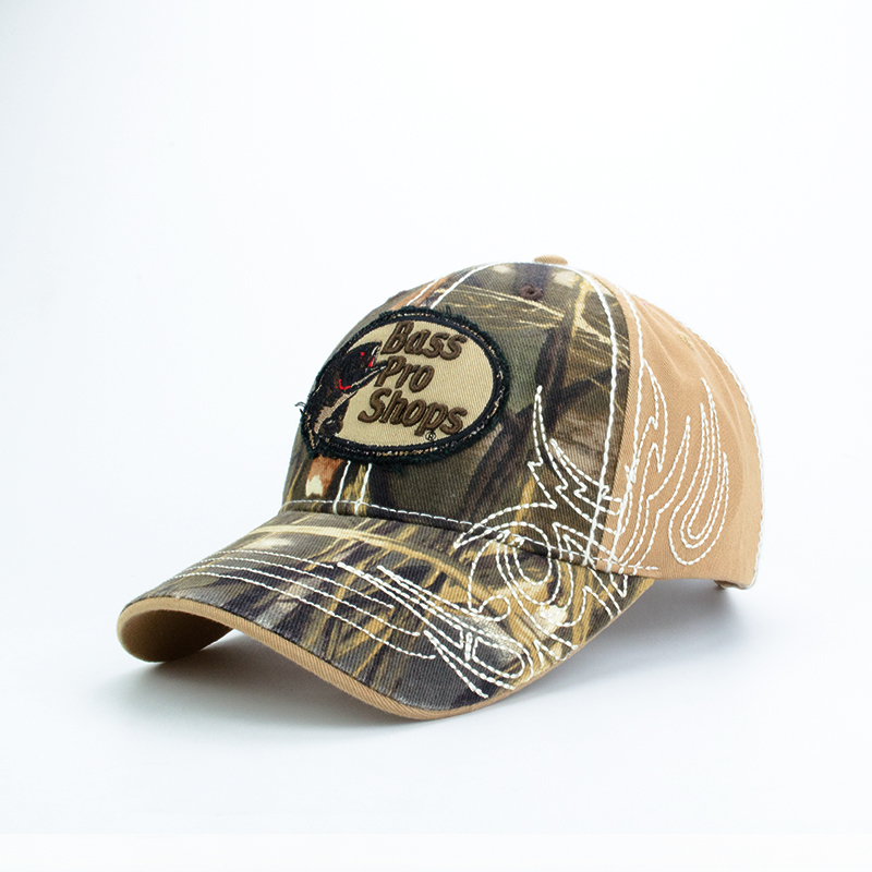 Section 19BASSPROSHOPS spring summer ventilation Fishing cap men and women Baseball cap outdoors fisherman sunshade Duck tongue Hat