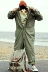 Nhà máy Outlet! Nhật retro dụng cụ quần mảnh phù hợp với nam thương hiệu thủy triều những người đàn ông mất dài tay yếm yếm blazer nam Suit phù hợp