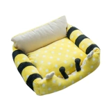 Гнездо для собак можно разобрать, чтобы вымыть весеннюю и летнюю маленькую собаку Four Seasons Dog Cushion Teddy Biendie Маленькая и средняя кровать для собак кошачья кровать лето