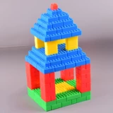 Строительные кубики, пластиковый конструктор, настольная игра для детского сада для мальчиков и девочек, игрушка, мелкие частицы, 3-6 лет