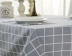 Phong cách châu âu đơn giản hiện đại lưới đồng bằng cotton linen bảng vải bàn cà phê bảng máy tính bàn tròn vải tùy chỉnh khăn trải bàn ngày xưa Khăn trải bàn