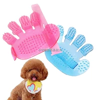 Pet dog cat Teddy tắm cọ palm găng tay năm ngón tay găng tay pet chải chuốt làm sạch nguồn cung cấp bàn chải massage lược chải lông cho chó