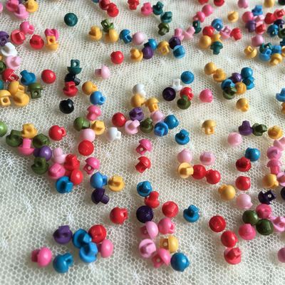 taobao agent 5mm mushroom button resin buckle bald head buckle OB11 baby jacket decorative hand sewing BJD baby with small buttons