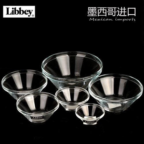 Libbey Libi импортированная стеклянная салат миска для миски чаши приправы соус миска Микроволновая печь Миска Домашний набор