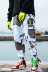 Quần ngụy trang màu trắng nam thương hiệu Nhật Bản thương hiệu thủy triều lỏng lẻo Yu Wenle quần thể thao chùm quần hiphop nam Quần Jogger