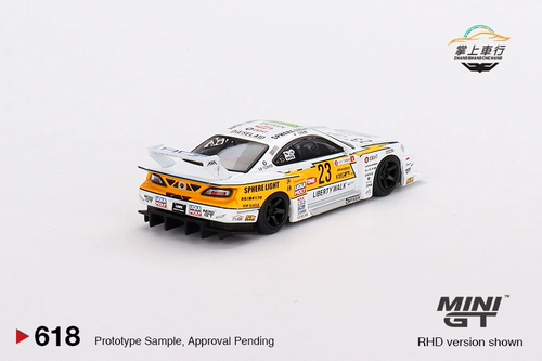 MINIGT #618 1:64 Nissan LB-Super S15 White Lightning Model