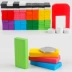 Màu sắc của trẻ em cơ quan tiêu chuẩn Domino cầu vồng dominoes khối gỗ mẫu giáo khu vực câu đố góc đồ chơi đồ chơi domino xếp hình Khối xây dựng
