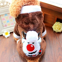 Рождественский бархатный коричневый