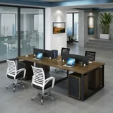 Стол работников Простые и современные 4 человека в офисной мебели Фрошан