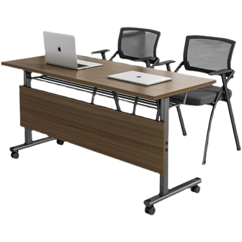 Складная тренировочная таблица Учебный стол и комбинация стул Двойной строчки длинные столы.