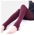 Quần legging nữ mùa đông eo cao nhiều màu sắc cotton có thể mặc bên ngoài quần ôm hông thon ấm áp liền mạch
