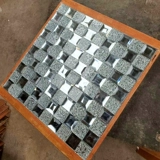 Стеклянная самоклеющаяся трехмерная мозаика на стену, золото и серебро