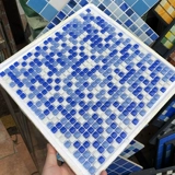 Стеклянная мозаика, водонепроницаемая касса на стену, мелкие частицы