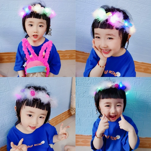 Длинный аксессуар для волос с подсветкой, детский ободок, игрушка, новая коллекция