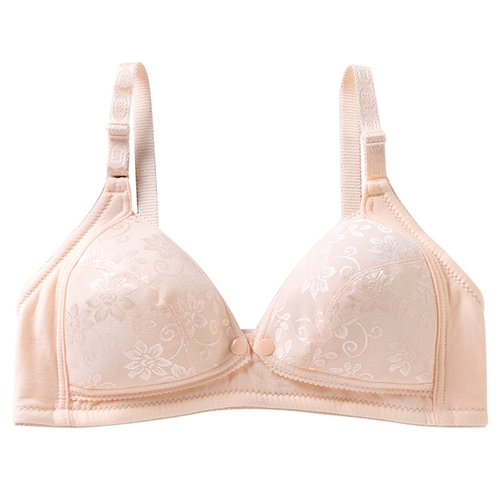 Ультратонкий тонкий поролоновый бюстгальтер без косточек для кормящих грудью, хлопковое поддерживающее нижнее белье, бюстгалтер для беременных, большой размер