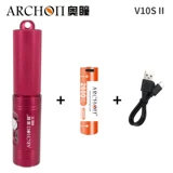 Archon Ao Tong V10SII Flashlight Flashlight Second -Generation New 1200 Lumen USB Зарядка глубокого дайвинга оборудование