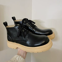 Martens, высокие ботинки на платформе для кожаной обуви в английском стиле для отдыха