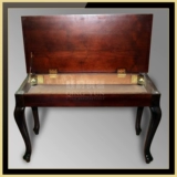 Оригинальное ретро пианино для двоих из натурального дерева, Южная Корея, увеличенная толщина