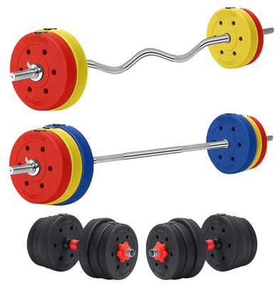 taobao agent Bid gel barbell men's fitness suit Furnishing equipment dumbbell combination dual -use barbell shelter weightlifting squat straight crazed