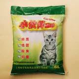 Маленький партнер кошачий песчаный кот Песчаный дворец Группа хорошая/легкая очистка 6 л. Около 5 кг питомец