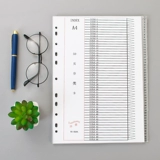 Страница бумага 50 страниц, страницы 50 страниц бумаги ингредиента 50 страниц Классификационная карта 11 -отверстия Классификация 50