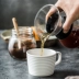 Cốc lọc cà phê thủy tinh sáng tạo rửa tay nồi nhỏ giọt lọc bằng thép không gỉ lọc cà phê cốc thiết bị cà phê