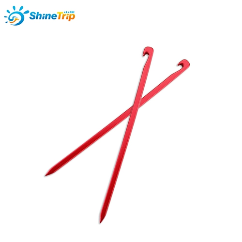 Ультра -светлый ультра -хард жесткий четырехкратный квадратный квадратный квадратный гвоздь палатка ногтя алюминиевый сплав.