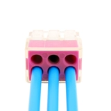 Продвижение Fast Connector 6 -отверстие для линкеров -заглушки -Внедорождение пружинного зажима с удержанием проволочного разъема и разделения PCT 106