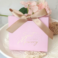 Розовый+легкая золотая лента