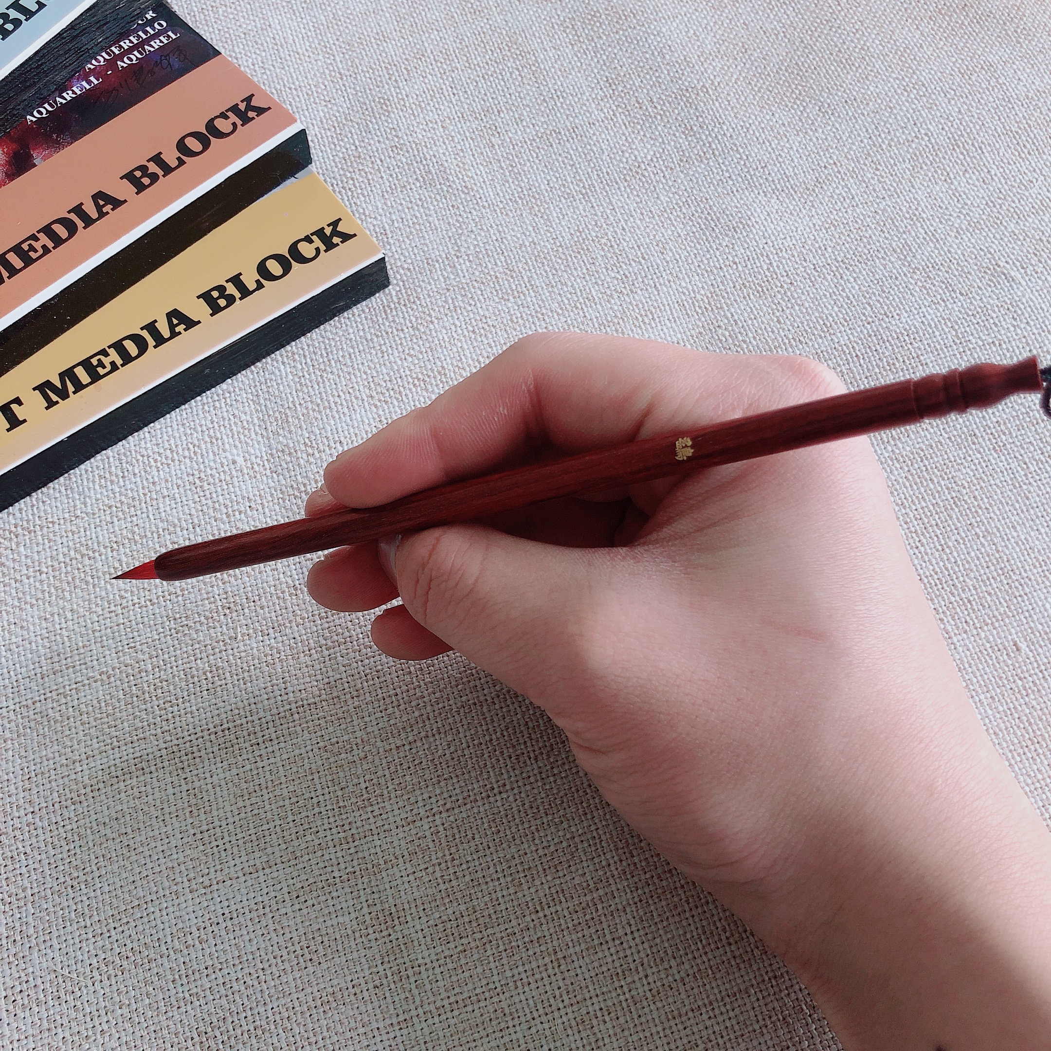 Yao [Store Manager's Customized Pen]【 Debris pile 】 Yunyue pen Village main pen Red bean / Dragon tongue / Gold thread painting in water colours Tick the line details