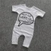 Bé onesies mùa hè quần áo sơ sinh bé cotton phương thức harong mỏng tay áo ngắn 0 mùa xuân và mùa thu đồ ngủ 1 tuổi Áo liền quần