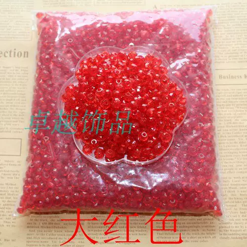 Браслет из бисера ручной работы, прозрачные бусины, прозрачное акриловое пластиковое колесо, 8mm