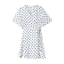 Đầm suông họa tiết nữ hàn quốc Váy hè mới 2019 Váy voan trong váy tay ngắn Váy chữ A - A-Line Váy váy chữ a dáng dài A-Line Váy