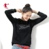 Áo len thể thao nữ Jordan 2019 mùa thu mới dệt kim trùm đầu áo thun giản dị nữ áo sơ mi nữ - Thể thao lông cừu / jumper