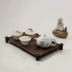 Zizhu cup hỗ trợ cách nhiệt coaster tre Nhật Bản giữ cốc trà khay trà bộ lưu trữ trà lễ khay trà ấm trà phụ kiện