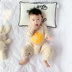 Modal Pyjama Baby Children Quần áo Xiêm Boy Baby Summer Out Out Thin điều hòa không khí phù hợp với mùa hè dài tay áo - Áo liền quần áo bé trai Áo liền quần