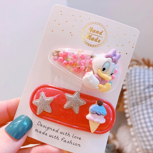 Детский аксессуар для волос из ПВХ, прозрачное флуоресцентное украшение-шарик, челка