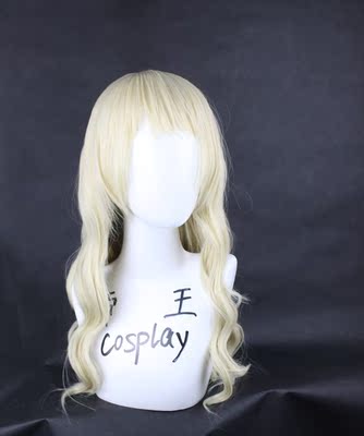 taobao agent Emperor cosplay wigs cos girl opera cos COS Sijo Klodona light yellow custom fake hair cover