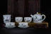 Kung Fu Tea Cup Tea Tea Tea Set Master Cup Cup Single Cup Cup nhỏ Cup Pastel Glaze trên Jingdezhen Shadow Celadon Trà sứ