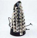 Браслет, напульсники, европейский стиль, в стиле панк, из натуральной кожи