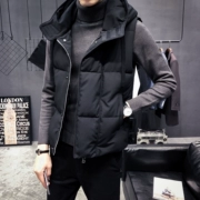 Áo vest nam mùa thu đông phiên bản Hàn Quốc của nam giới xu hướng thời trang nam đẹp trai áo khoác dày cotton giản dị