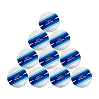 10 Blue Supur Newling Three -Layer Ball