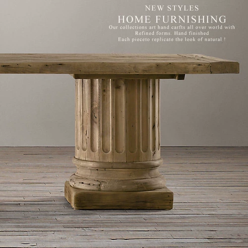 Nuoye Village европейская стиль американская стиль римский колонна старое здание деревянное столовое столовое стол