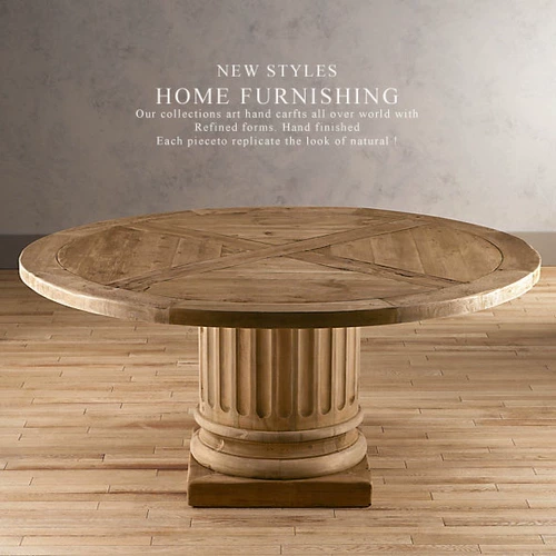 Nuoye Village европейская стиль американская стиль римский колонна старое здание деревянное столовое столовое стол