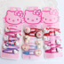 Vụ nổ phụ kiện tóc HELLO KITTY bộ mèo kt dễ thương phim hoạt hình kẹp tóc trẻ em kẹp tóc dây cao su - Phụ kiện tóc băng đô tai mèo Phụ kiện tóc