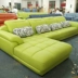L-loại sofa sofa phòng khách đầy đủ ăn mặc hiện đại nhỏ gọn đa người sofa da sofa top lớp da bò ghế sofa đơn Ghế sô pha